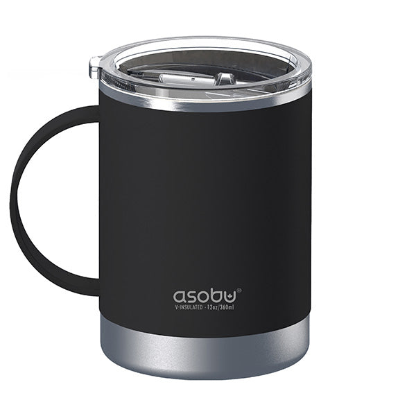 בקבוק תרמי אסובו - שחור מט Ultimate