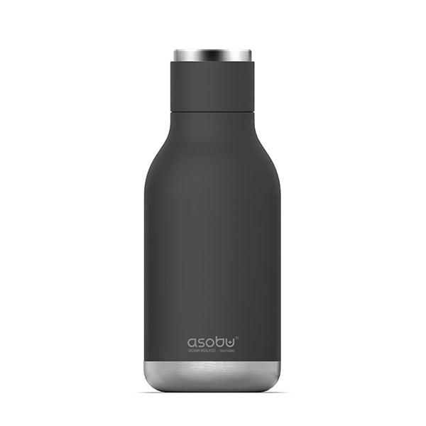 בקבוק תרמי אסובו -שחור מט URBAN