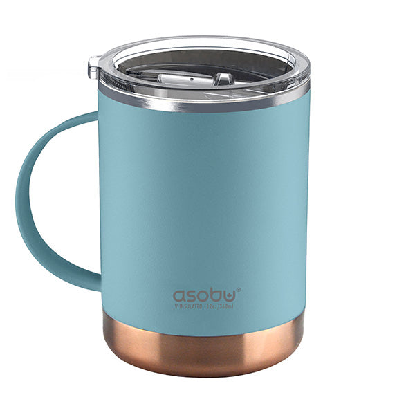 בקבוק תרמי אסובו - תכלת מט Ultimate